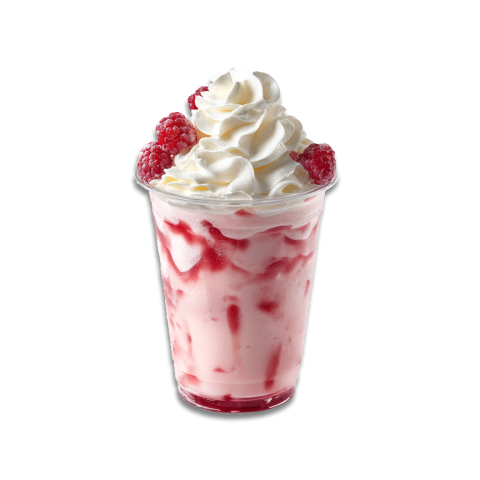 Raspberry Peach Frappe